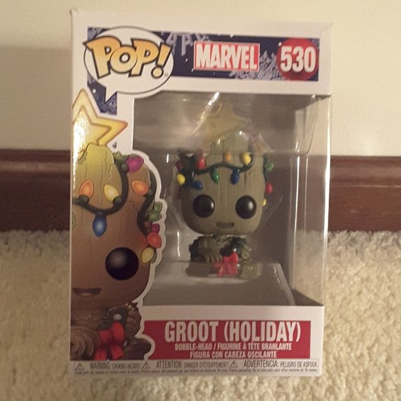 Holiday Groot Marvel Funko 530 NIB - Picture 1 of 6